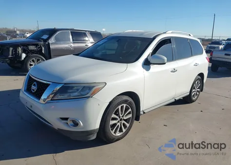 2015 Nissan Pathfinder Sv из США, поврежденный, VIN 5N1AR2MN6FC684146